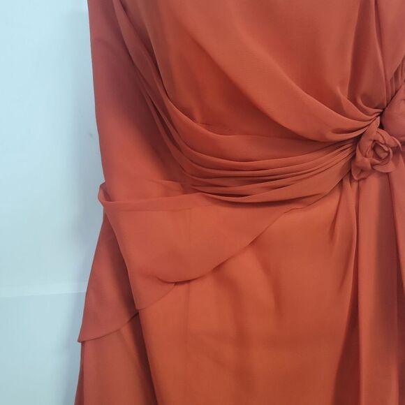 Impression BRIDAL formal rust dress, size 14 - Picture 8 of 13